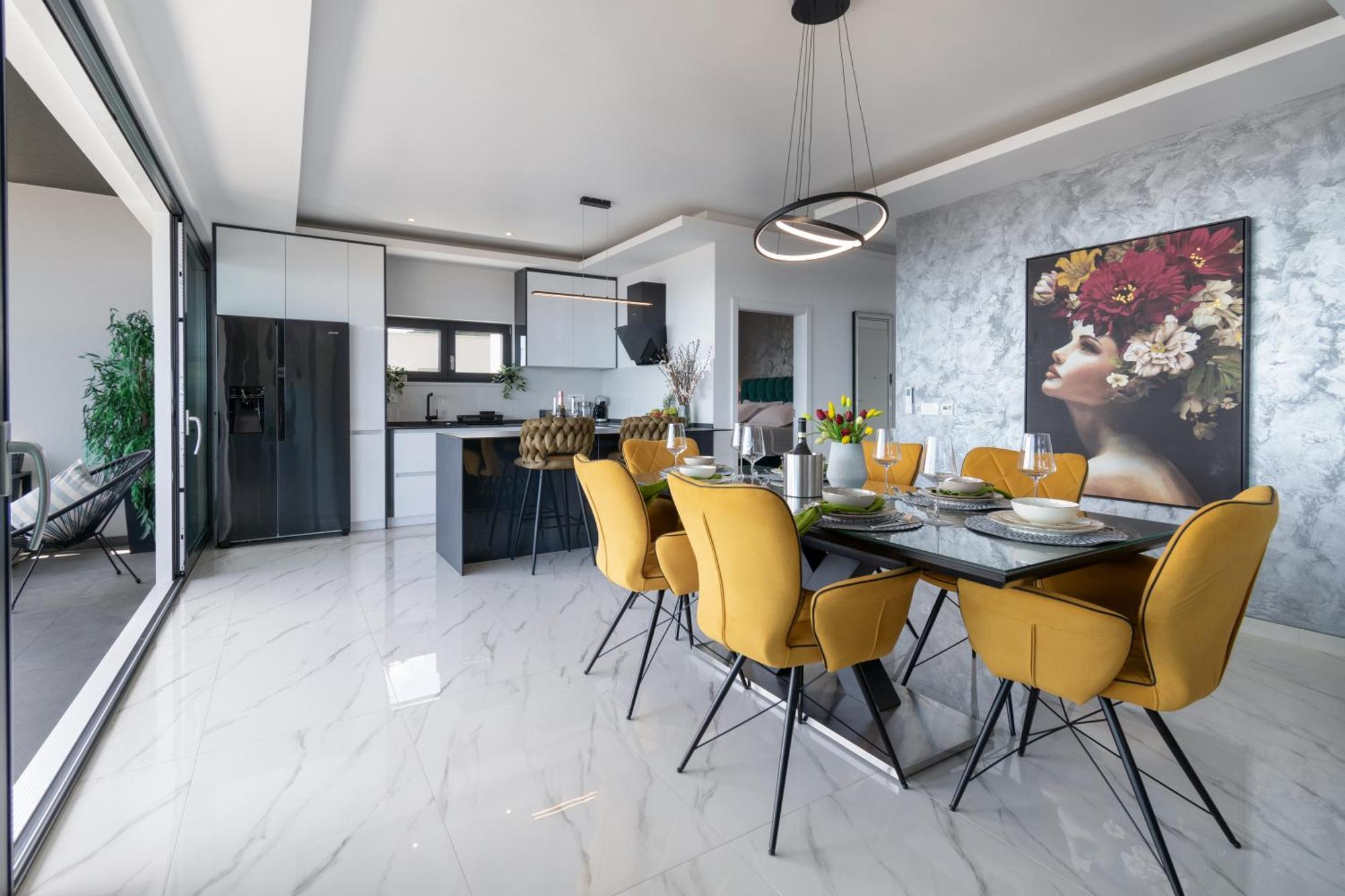 Appartamento Lux Penthouse Panoramic View With Jacuzzi Makarska Esterno foto